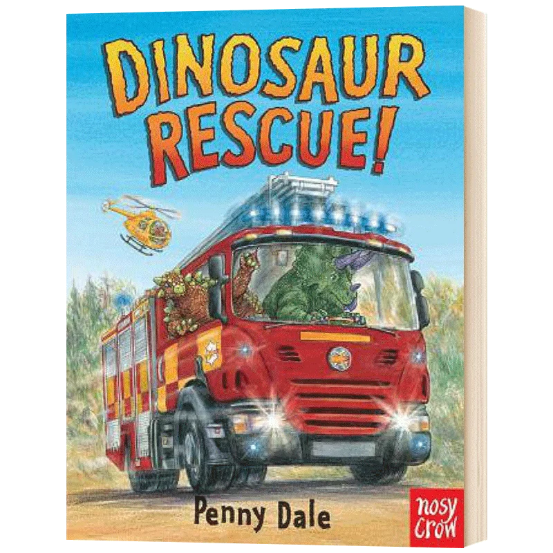 

Dinosaur Rescue, Children's books aged 3 4 5 6, English picture books, 9780763680008