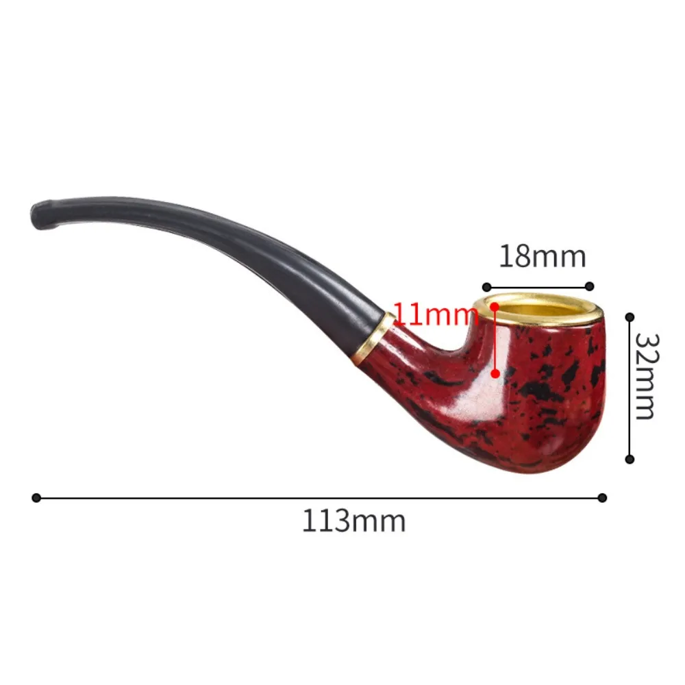 3/1pcs Packed Smoking Tobacco Pipe, Resin Herb Tobacco Filter, Herb Mouthpiece Pipe Tobacco Smoking Accessories