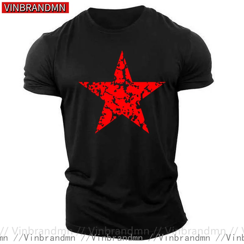 Red Communist Star Cuba Men T-Shirt Cuban Che Guevara Marx Communism Cool Man Casual Pride T Shirt Men Unisex New Fashion tshirt