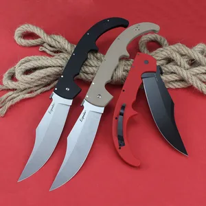 Espada l/xl faca tática dobrável fria aus10a aço grande ao ar livre militar caça sobrevivência facas multiuso para ferramentas masculinas 10 principais vendas faca de mato grande - №3