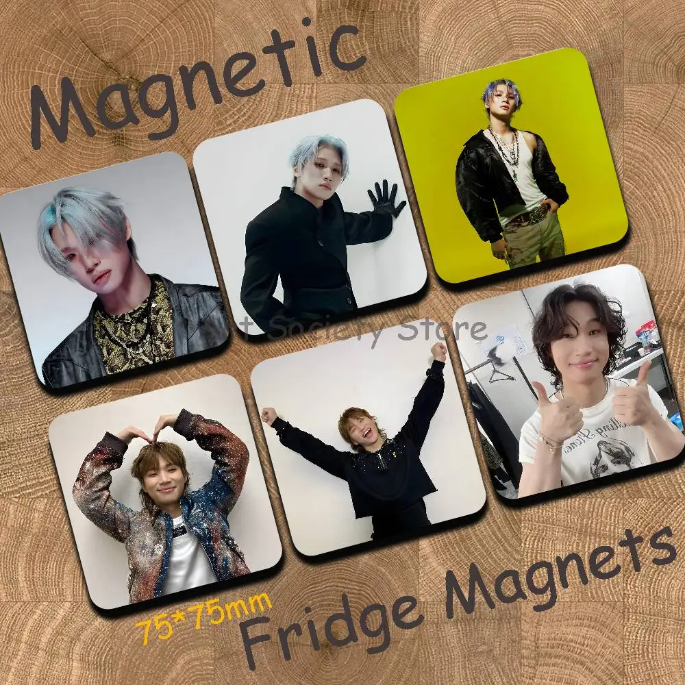 Singer K-Kang D-Daesung Cute Cartoon Anime Refrigerator Magnets Soft Magnetic Heat Transfer Refrigerator Magnets Gift