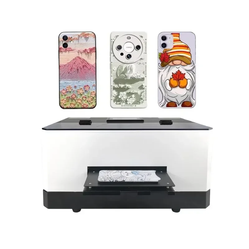 L800 Head Multi-function Smart Inkjet Printer Digital Printer Phone Case Printing Machine A5 Uv Printer