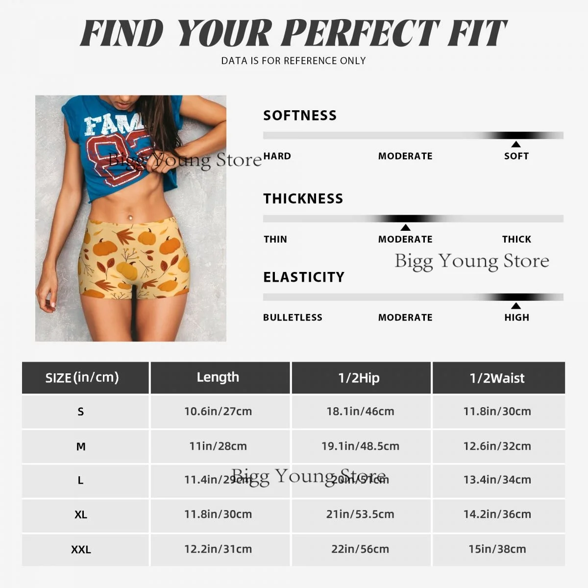 Pantaloncini da yoga da donna Autunno stile zucca Scrunch Booty Butt Lifting Comfort Fitness Pantaloncini da palestra