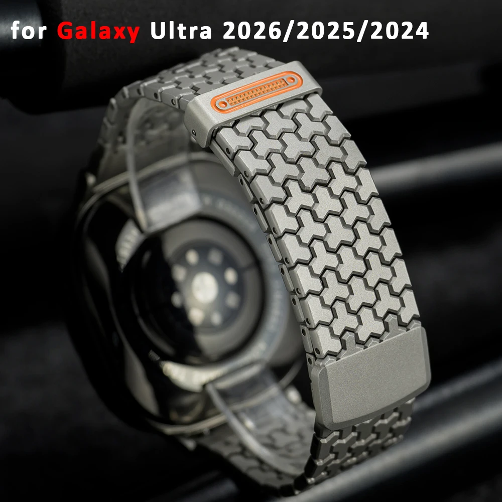Metallarmband für Samsung Galaxy Watch Ultra2 2026 47mm Ohne Lücken Edelstahl Magnetisches Armband für Galaxy Watch Ultra 2025 2024 47mm