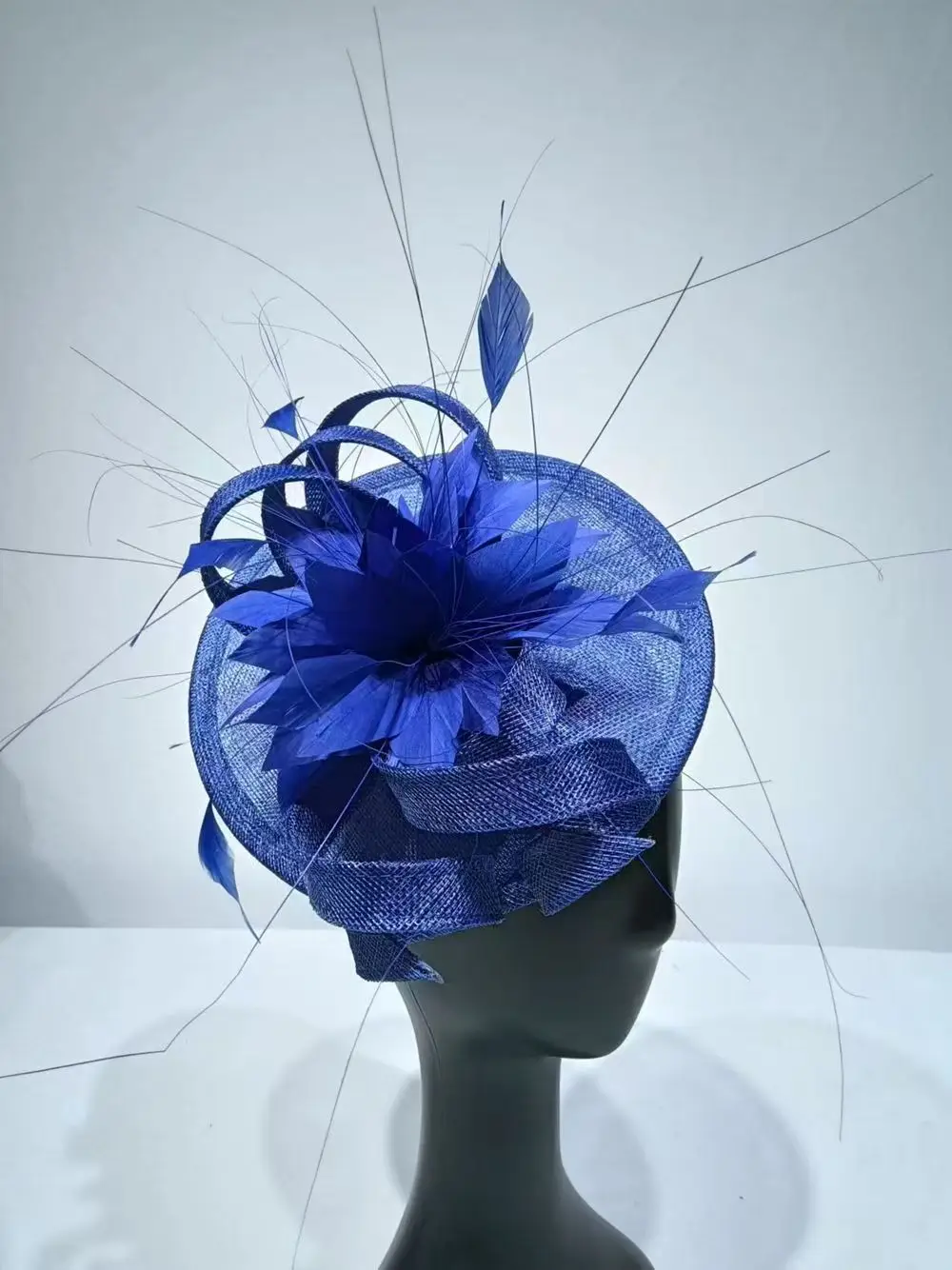 

Handmade Foral Hat For Women Church Hats Woman Party Ladies Dress Sinamay Church Derby Hat Wear
