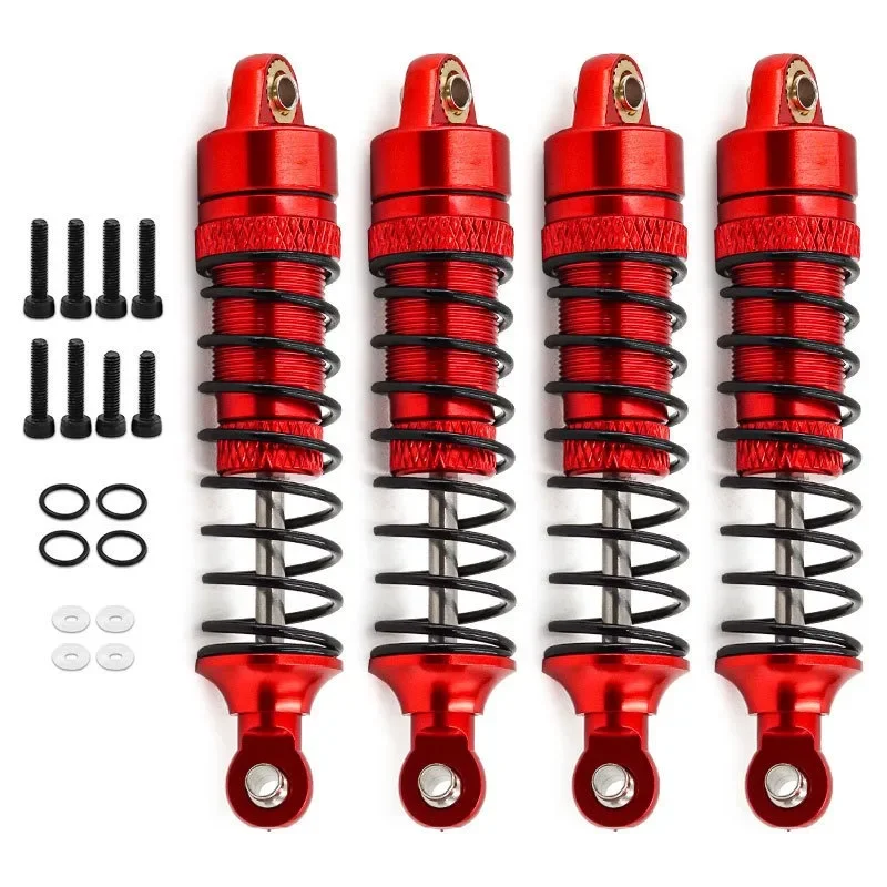4Pcs Metal Front and Rear Shock Absorber Damper for Trxs LaTrax Teton Desert Prerunner SST 1/18 RC Truck Car Upgrade Parts