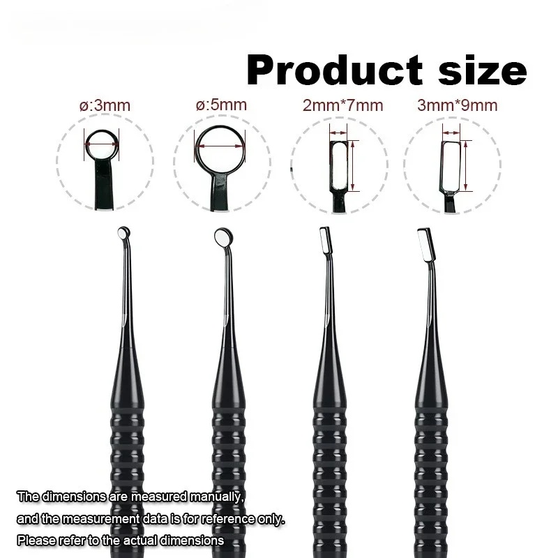 Dental Micro Mouth Mirror 2mm /3mm/5mm Sterilizable Reflector Odontoscope Multifunction Checking Oral Detachable Handle