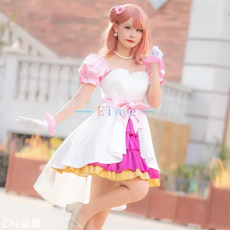 

Anime Love Live! Nijigasaki High School Ayumu Uehara Cosplay Costumes Awakening Promise Dress Halloween Uniforms Custom Made