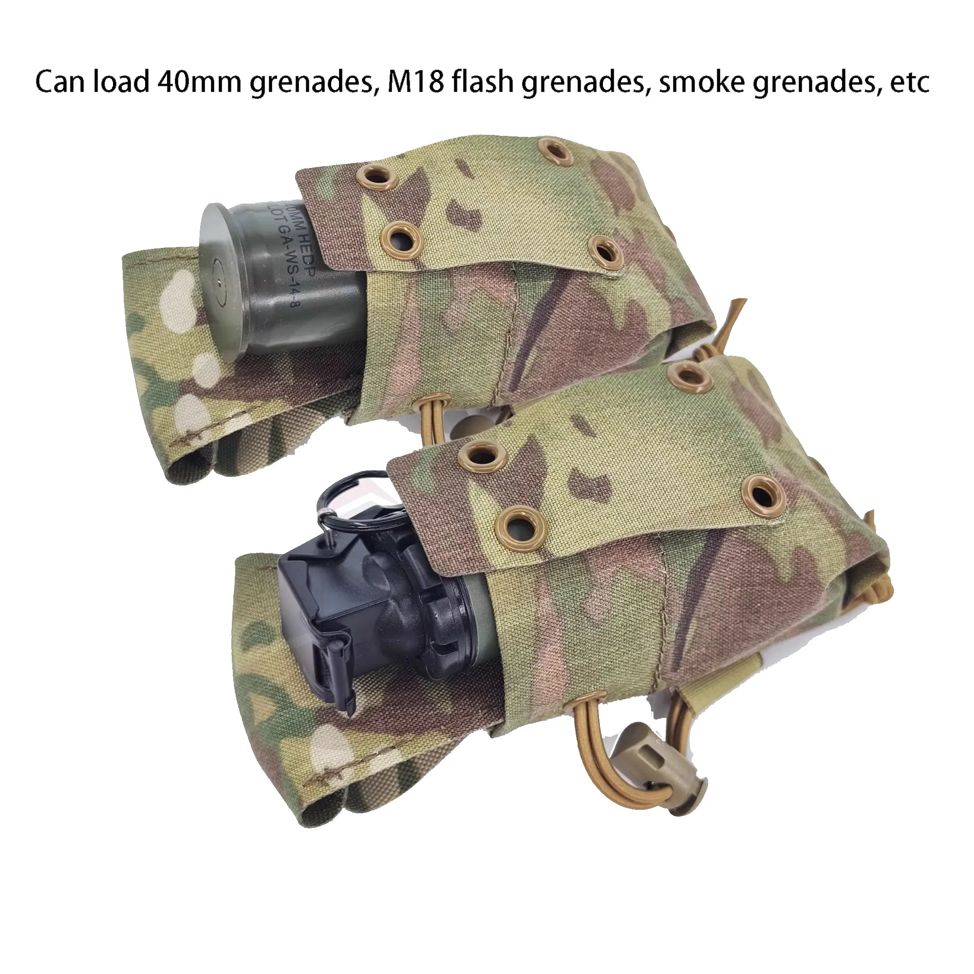 HMW التكتيكية Fer نمط Banger جيب التكتيكية الدخان قنبلة يدوية حقيبة 40 مللي متر قنبلة يدوية حقيبة الملحقات التكتيكية مجلة الحقيبة