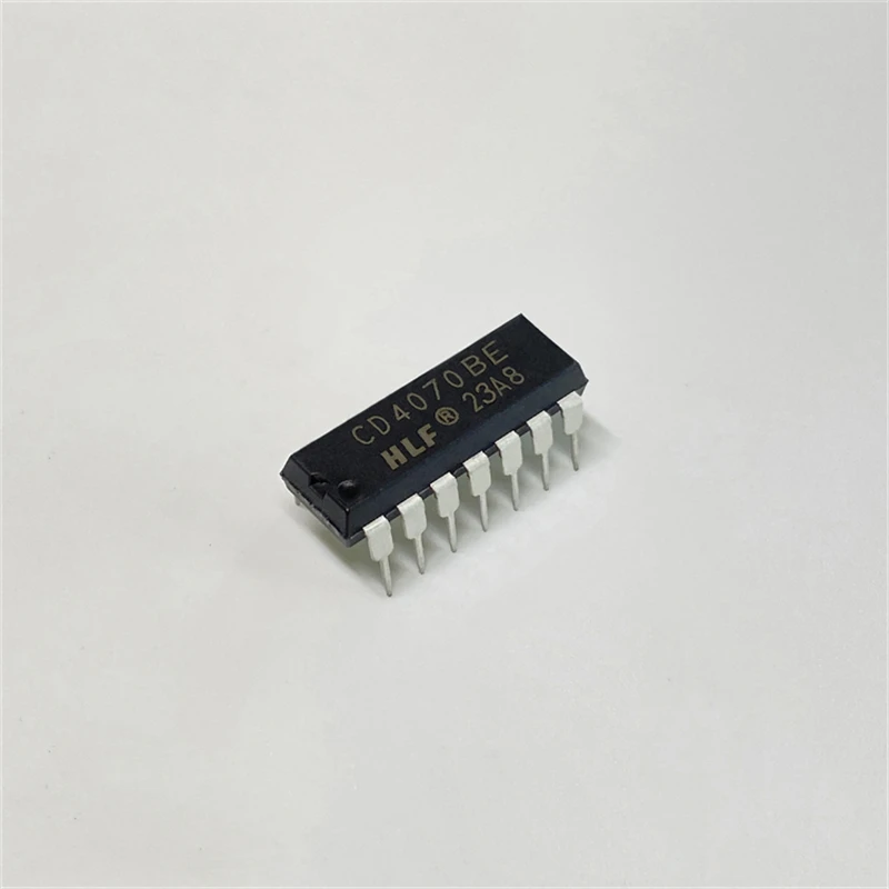 10pcs CD4070BE Microcontroller Direct Insert Integrated Circuit IC Package DIP14