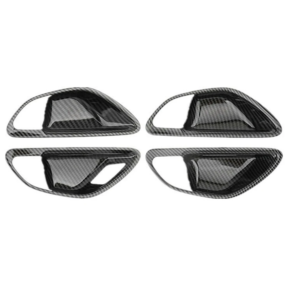 

Elegant Carbon Fiber Car Door Handle Bowl Cover for Benz C W205 E W213 1521 LHD Upgrade Your Car's Interior Aesthetics