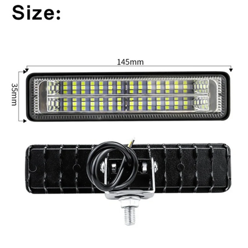 84W Car Work Light LED Bar 28LED Worklight Bar Offroad SUV ATV Tractor Boat Trucks Excavator 6500K 9-60V Aluminum LED Combo Beam