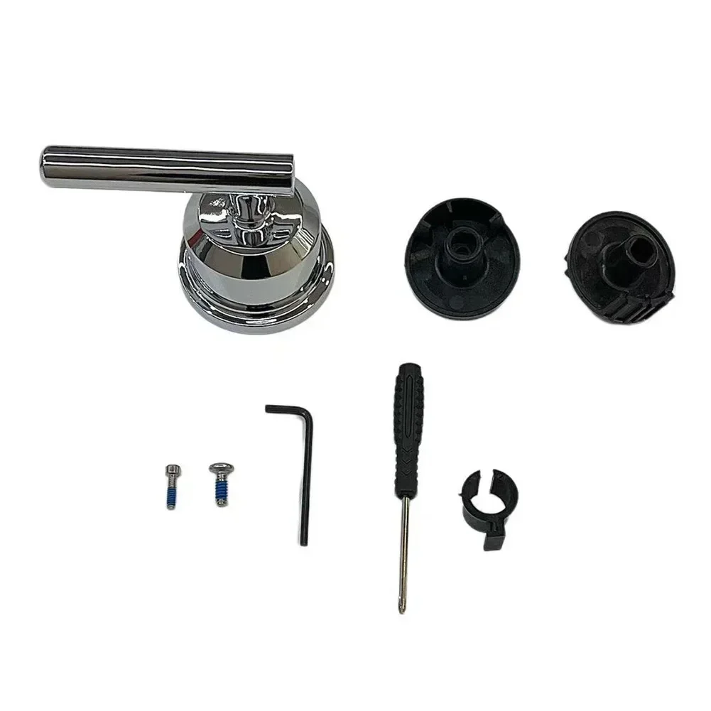 Shower Handle Replacement Chrome Finish For T2901BL And 1222 Cartridge Metal Construction For Reliable Bathroom Upgrade
