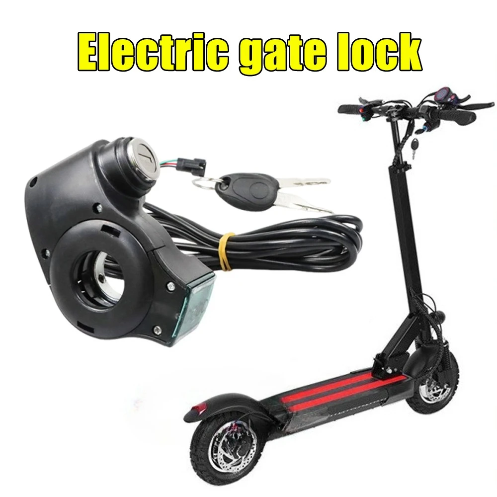 Digital Display Ignition Key Start Switch Assembly Power Lock For 10 inch KUGOO M4 M4 Pro Electric Scooter Replacement Part