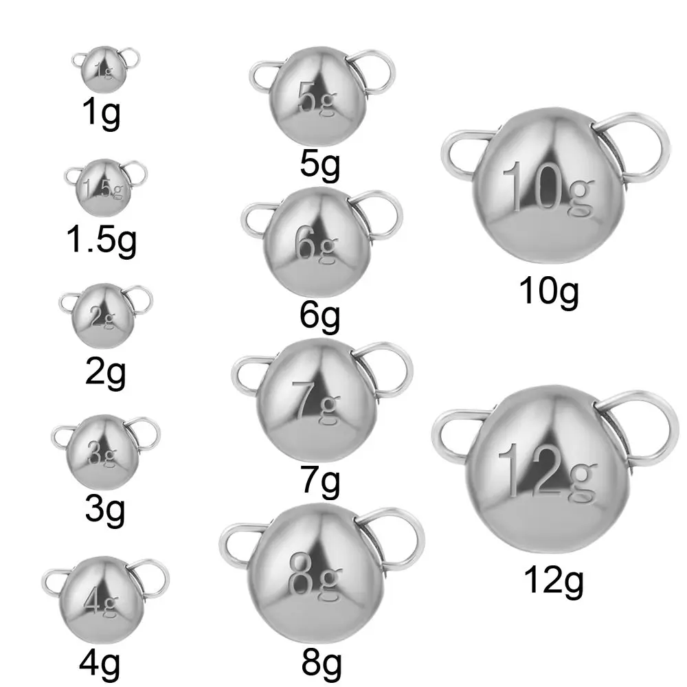 1/1.5/2/3/4/5/6/7/8/10/12g dodatkowy ciężar wędkarski wolframowe sznaki linkowe szybkozłączka do zaczepiania