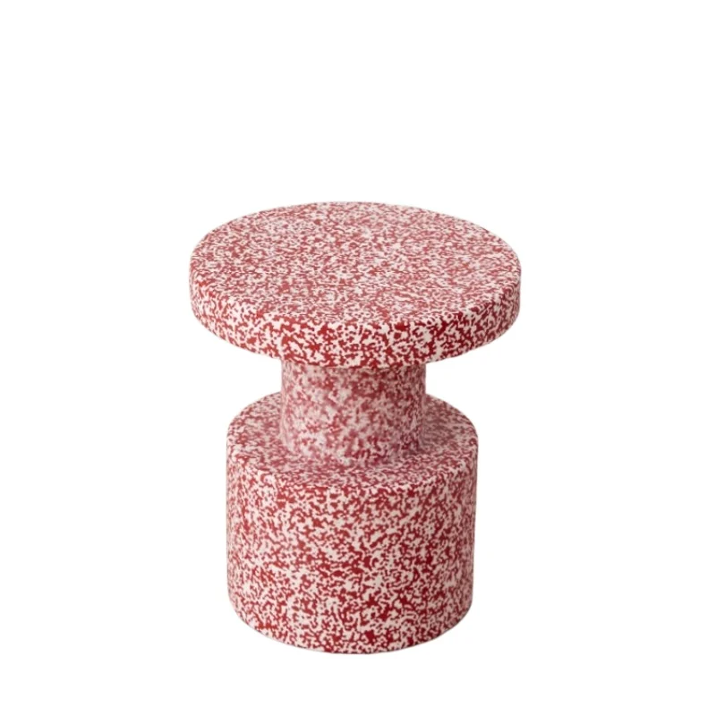 Creative Dopamine Plastic Shoe Bench Modern Ottoman Decor Colorful Entryway Side Table Multi-Functional Living Room Furniture