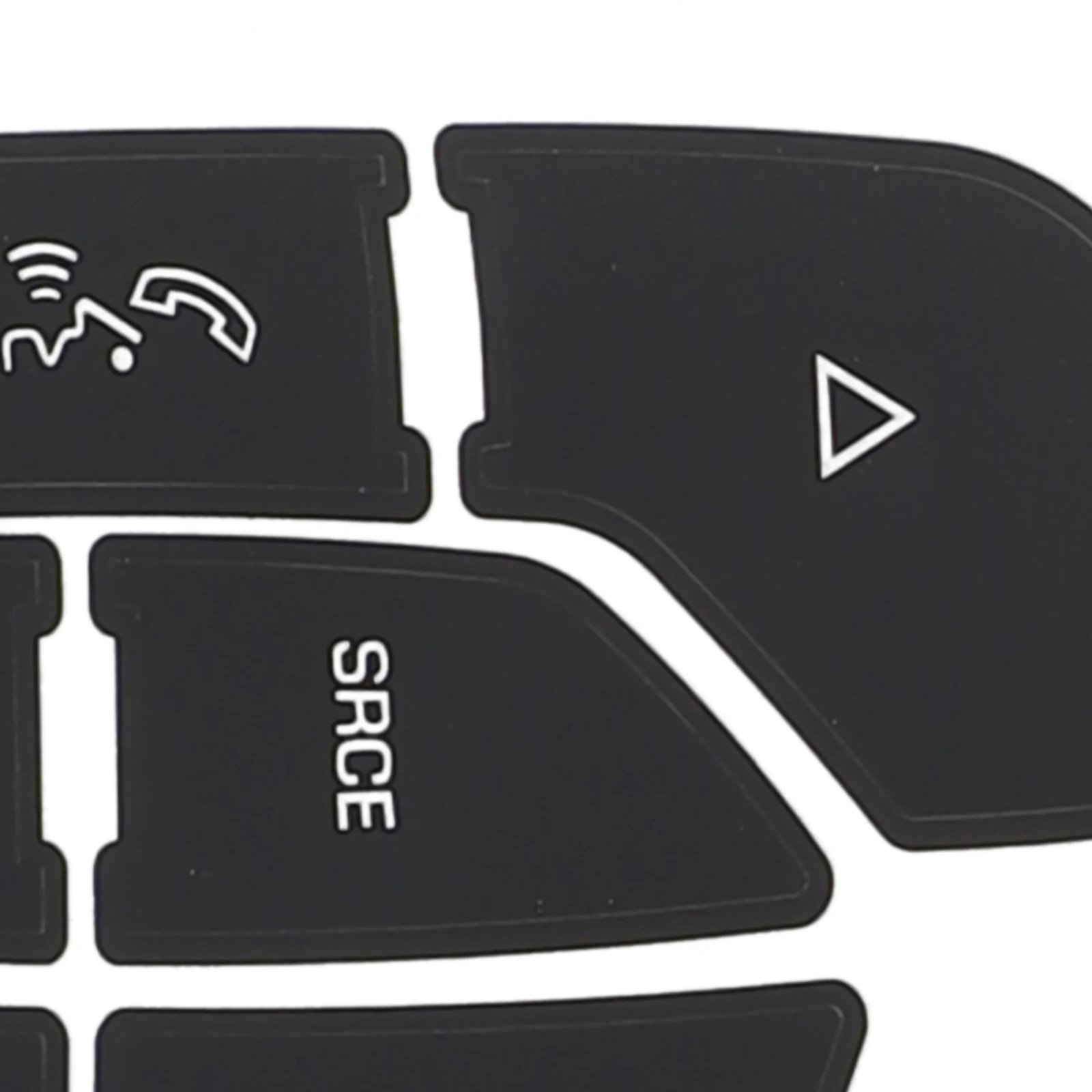 For Tahoe For Yukon 2007-2014 Button Stickers Black Easy Installation Paper Plug-and-play Replacement Practical