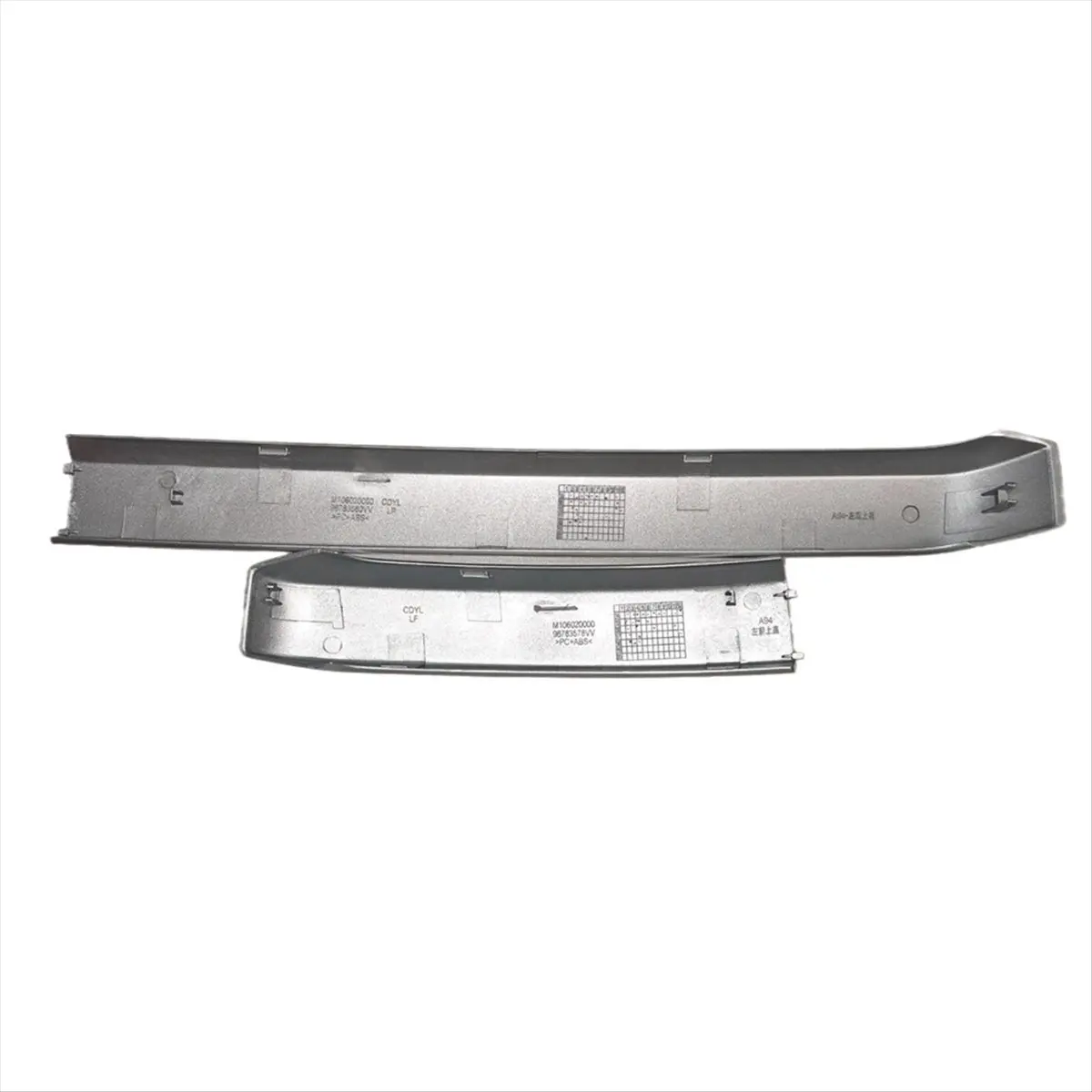 #28H Rear Right Roof Rack Cover,For Peugeot Car Roof Rail End-Cap Rack Base Covers Rear Right (Silver)