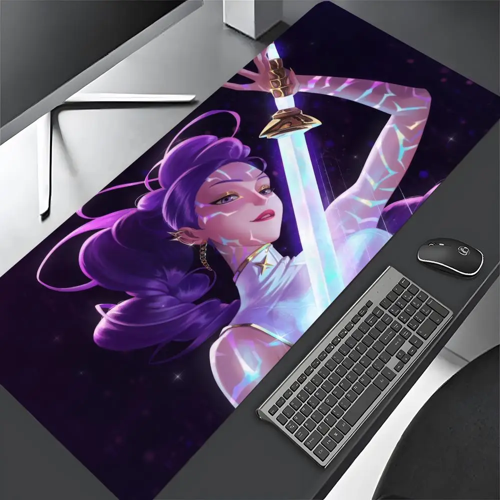 KPop D-Demon H-Hunters ماوس الوسادة لوحة ماوس للألعاب مجردة كبيرة 900x400x5 مللي متر MouseMat Gamer XXL Mause Carpet PC Desk #5