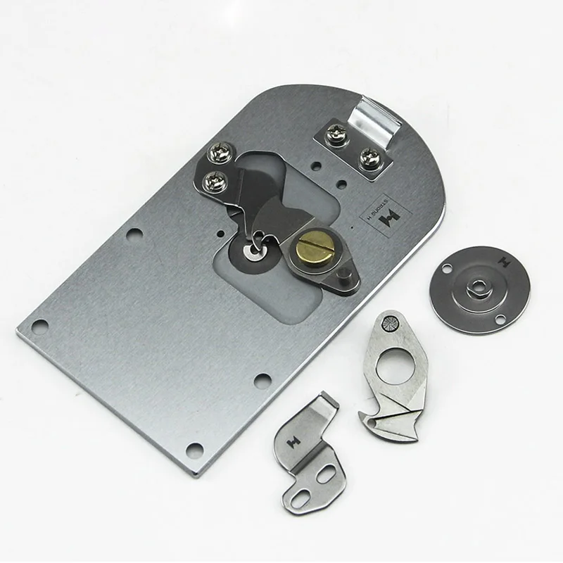 強力な H ブラザー 311 グラム 342 グラム糸トリミング Assy 移動ナイフ固定ナイフ針板バーテーピング工業用ミシン部品