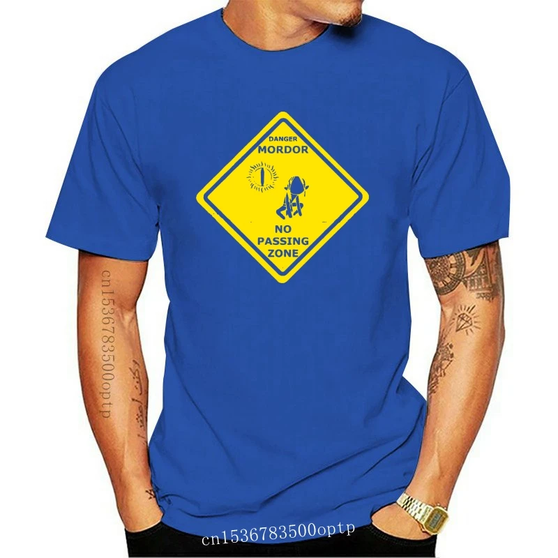 Men T Shirt Gollum - Danger Mordor no passing zone t-shirt - Starting at 10 $ tshirts Women T-Shirt