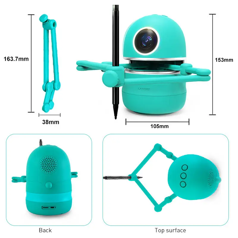 Ai Technologie Kleuteronderwijs Kinderen Tekenen Slimme Robot Elektronisch Leren Robot Cartoon Speelgoed Voor Kinderen Intelligent