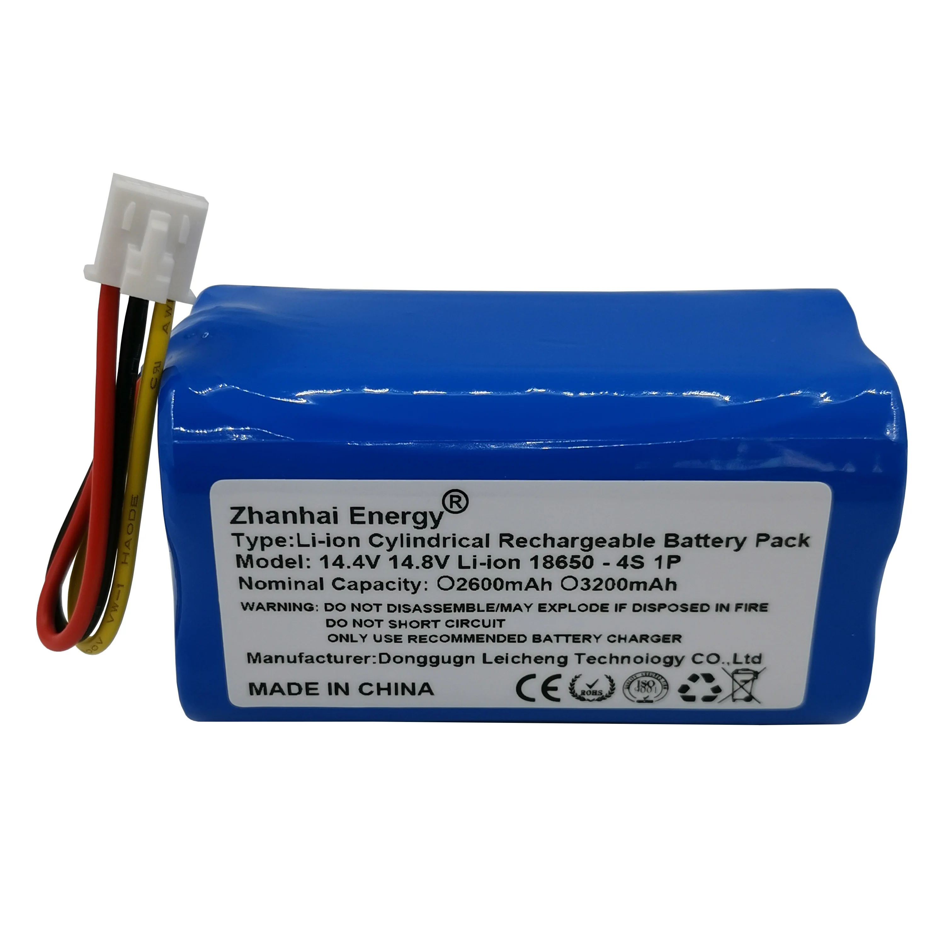 14.4V 14.8V 2600Mah 3200Mah Li-Ion Cilindrische Oplaadbare Batterij Voor Robot Vacuüm Suning Jiwu Kleine Biu V6 Trifo M662