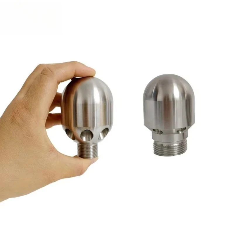 M22 M36 Customizable Nozzle 135-350L Pipeline Cleaning Equipment Parts Stainless Steel Nozzles Front 1 Rear 6/8 Ceramic Nozzles