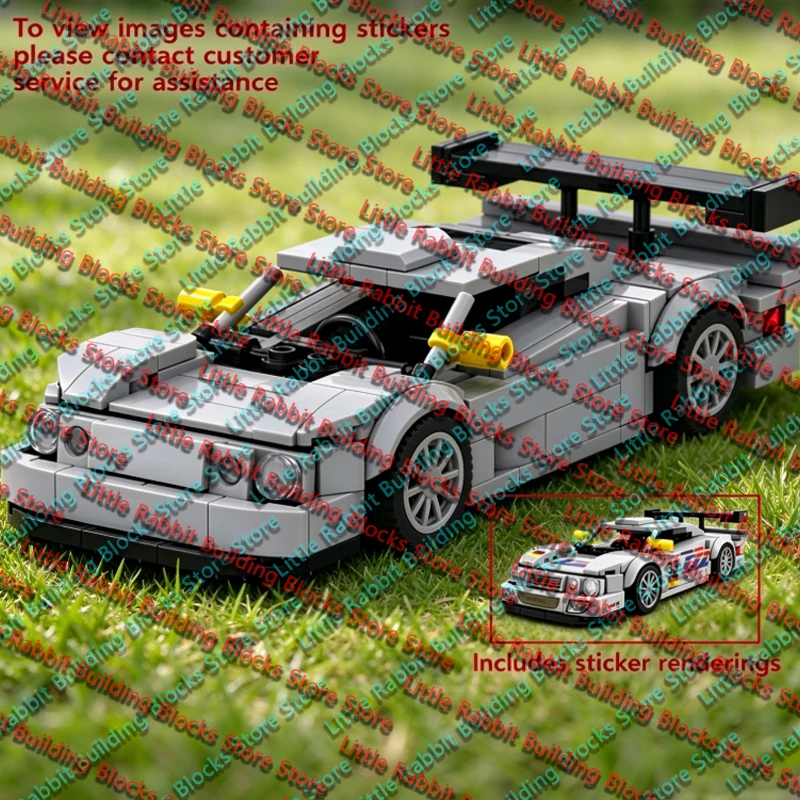 QWERT Speed Racing Car Model MOC Building Bricks CLK LM Top Tier Sports Car Modular Technology Holiday Gifts Assemble Toys Ideal