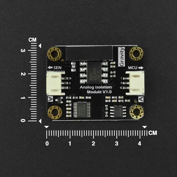 Gravity: Analog optocoupler isolation module power supply pH water quality low-frequency signal