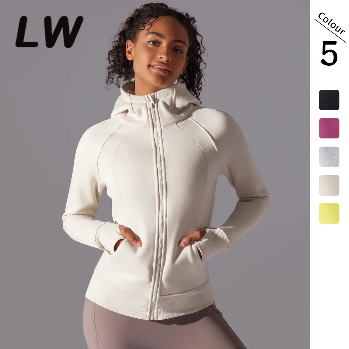 

2024 Women Clothing Casual Wear Yoga Training and Fitness Yoga Jacket Sweat Absorption and Breathability Comfortable Hoodies