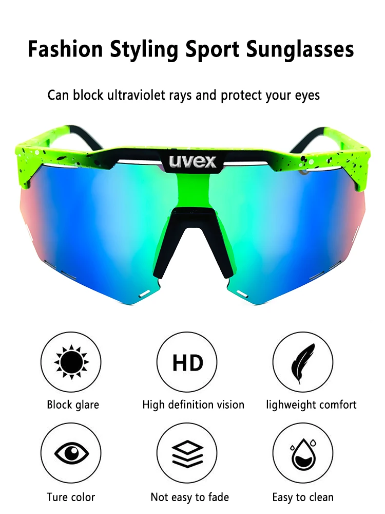 UVEX Cycling Glasses road Outdoor Sports Bike Sunglasses MTB Bicycle Eyewear Goggles men women Protection Bike Glasses