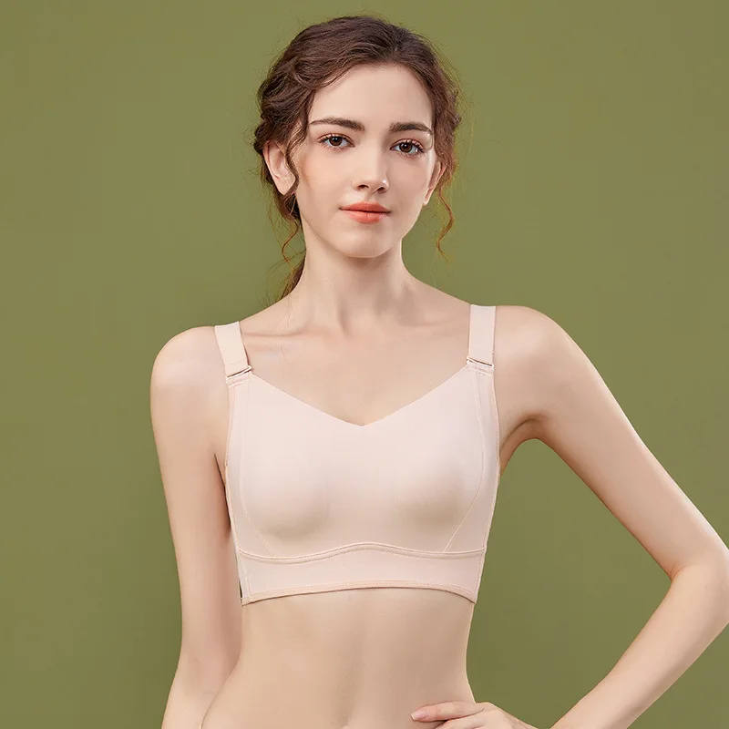 

Traceless Lingerie for Women Showing Smaller Sports Bra Without Steel Rings, Anti Sagging and Shrink Thin Bra