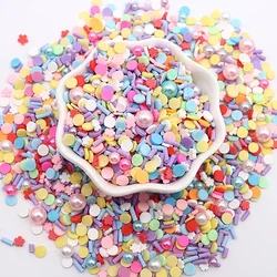 Polymer Clay Sprinkles Slices Mixed Color Small Fresh Beaded Boxi Slime Accessories DIY Hairpin Crafts Making Decoration 10g