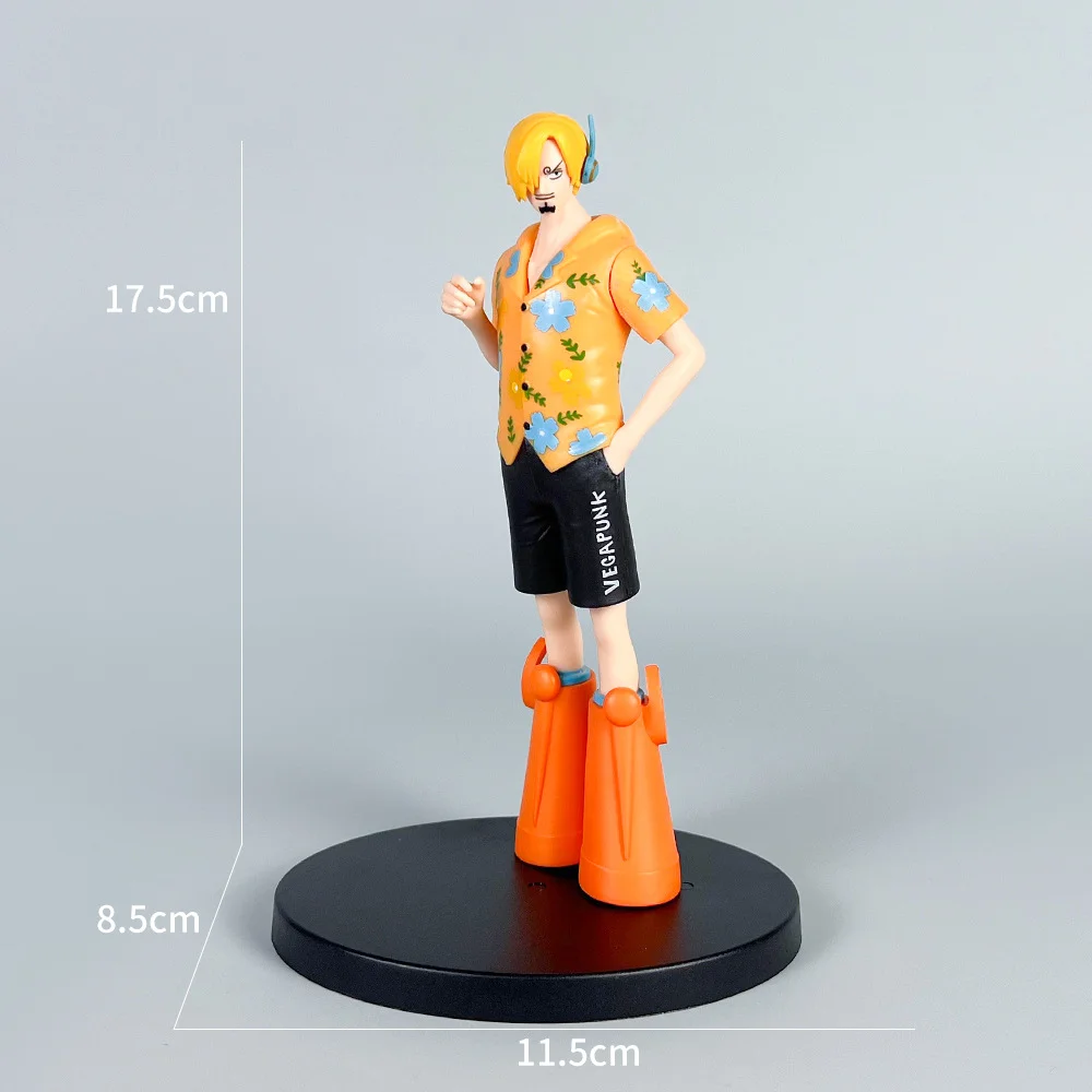 17cm One Piece Anime Figure rufy Zoro Chopper Nami Action Figure Land of Wano Toys for Kids Gift modello da collezione