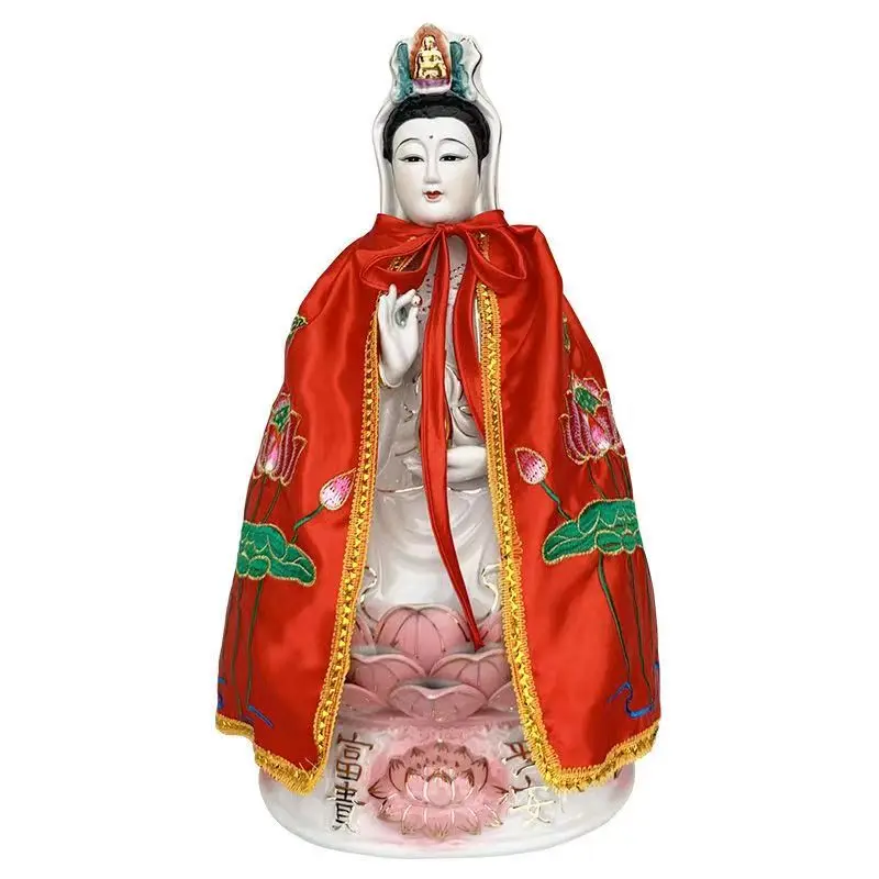 

Buddha statue, God of Wealth Guanyin cloak, household Buddha Ornament decoration accessories, Home Decor Figure Figurine cape