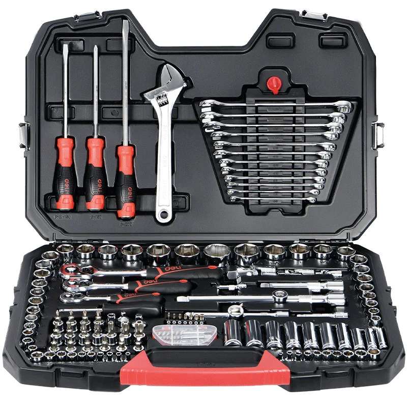 Hand Professional Herramientas Kit Custom Car Repair Tools Set Box Wrench Socket Mechanical Spanner Car Mechanics Tool Sets