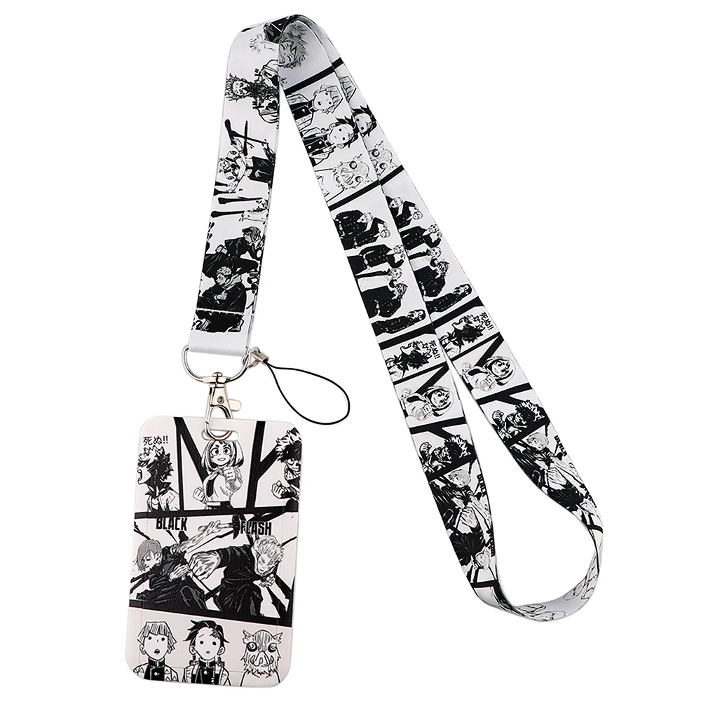 Ransitute R2643 smycz Anime etui na dowód brelok do kluczyków samochodowych identyfikator karta siłownia telefon odznaka dziecięcy klucz uchwyt pierścieniowy biżuteria — zdjęcie produktu 5