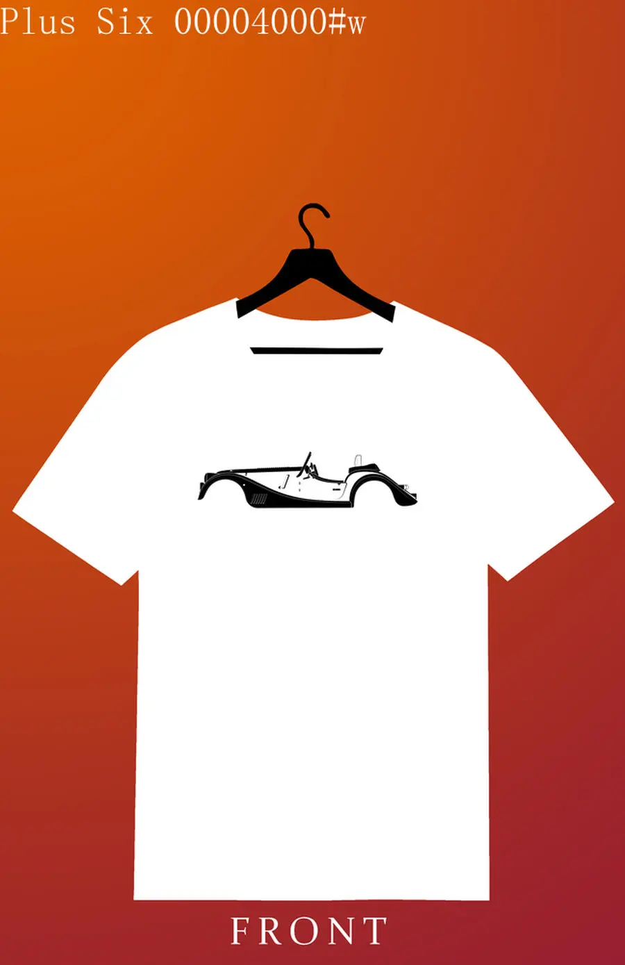 

Car Lovers T-shirt Morg car Plus Six Men's and Women's Short-Sleeved with Patterns for Summer