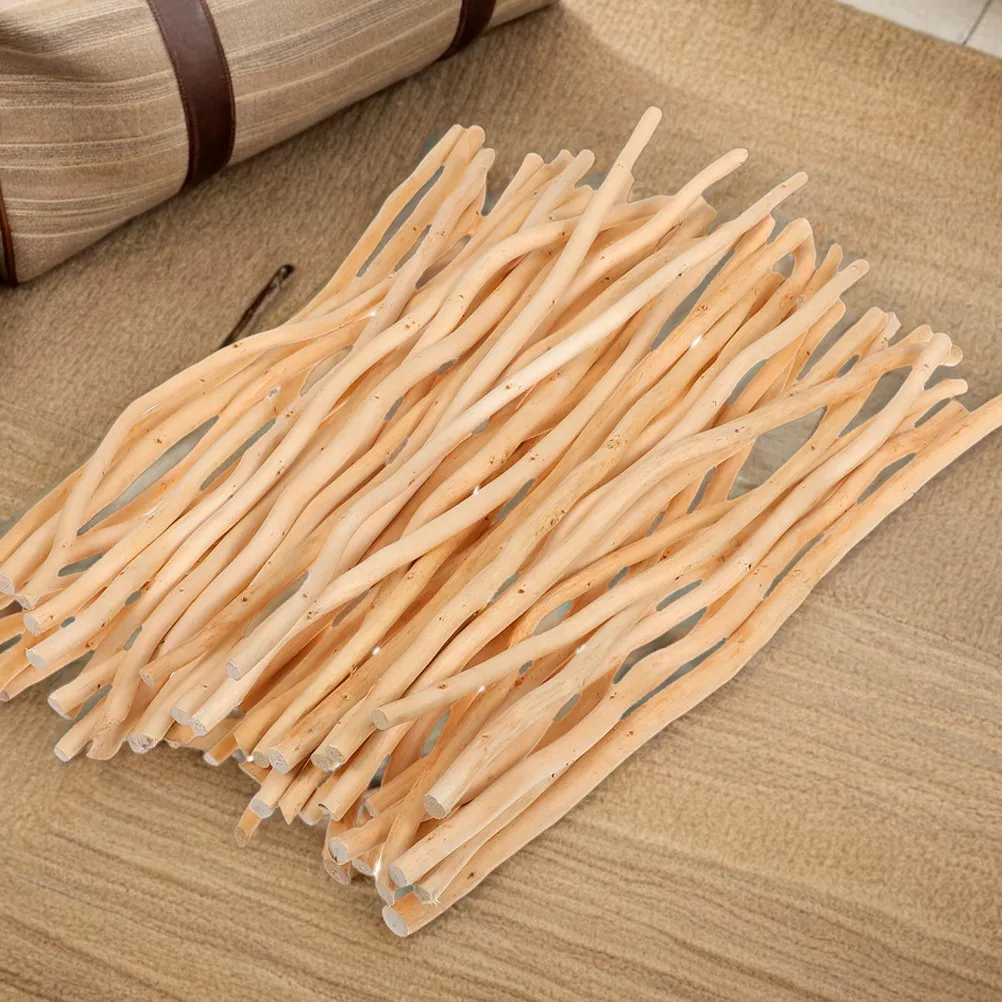 

Wood Sticks for Crafts Natural Wood Log Craft Sticks 0.47 Inch Diameter 40 Cm Long Twigs for DIY Vase Fillers Home Photo Props