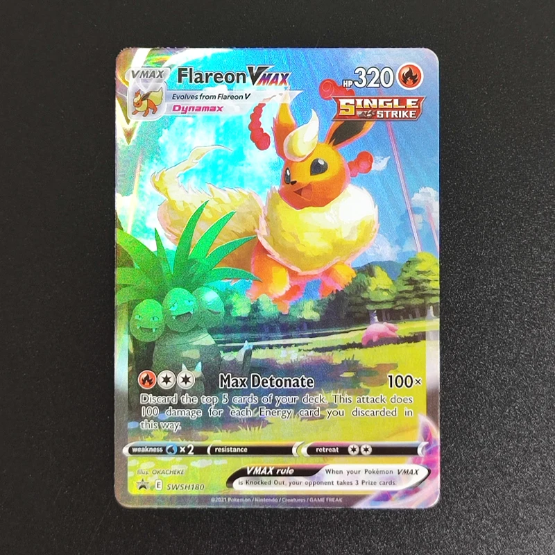 Pokemon-Karte PTCG Foil Proxy Englisch Gengari Rayquaza Vmax Giratian Lugia V Mew Latias Latios EX Sammlerstücke Sammelkartenspiel