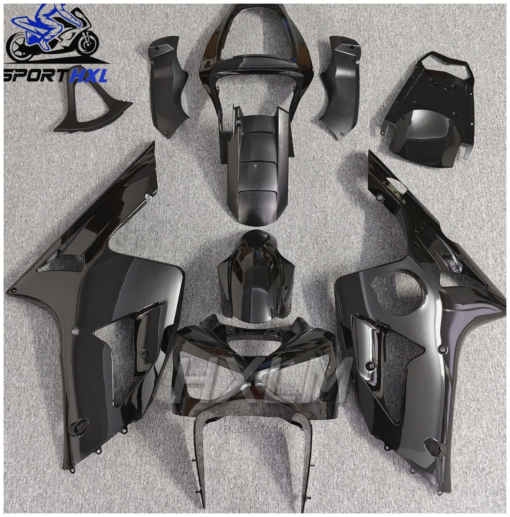 Motorcycle Fairing Body Kit - For Kawasaki ZX-6R ZX6R ZX600 636 2003 2004 Motorcycle Accessories Bodywork Set Injection ABS Plas