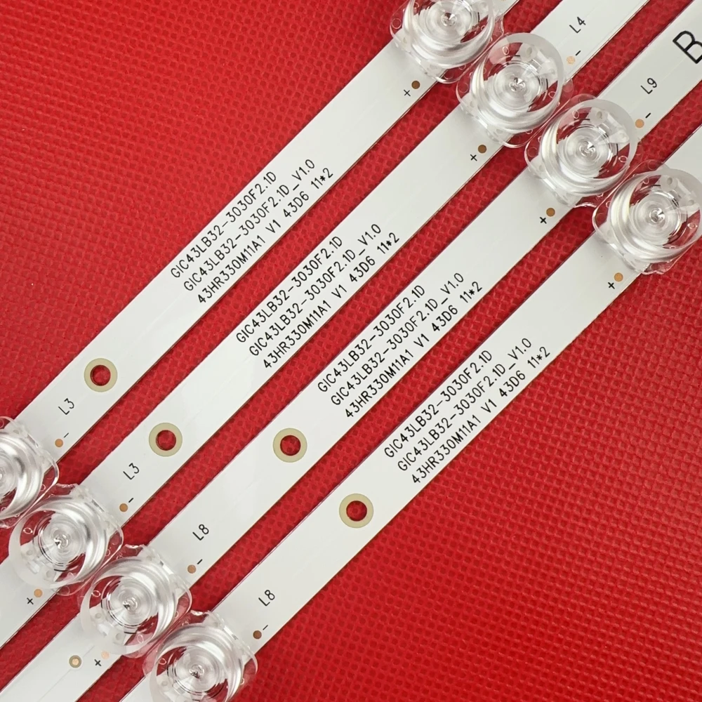 LED backlight Strips 11LED For TCL 43DP600 43S6500FS 43S6500 43S423 43S421 Thomson 43UD6426 43UD6406 43UD6426 LED43S6550FS