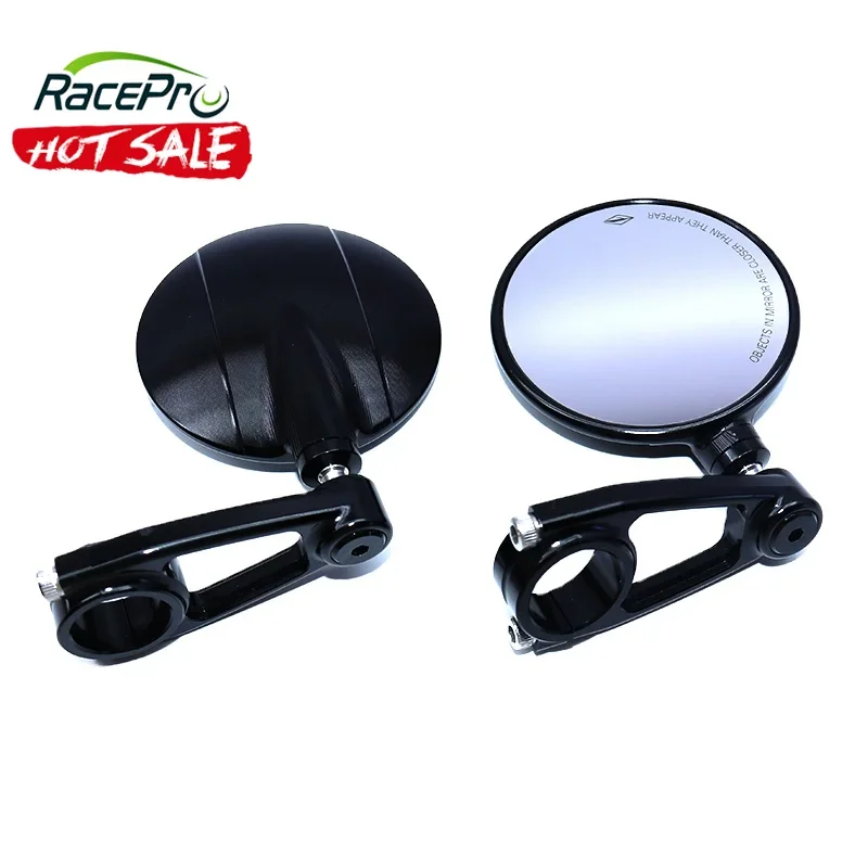

RACEPRO CNC Aluminum Alloy Motorcycle Side Mirror Adjustable Universal Motorcycle Rearview Mirrors Universal Side Mirror