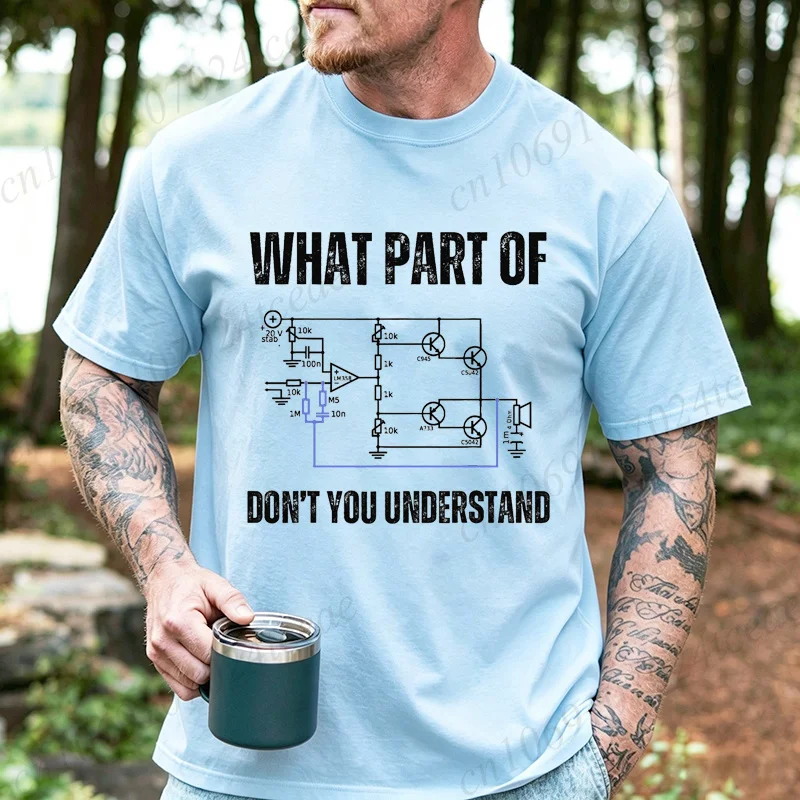 Welchen Teil der Elektronik verstehst du nicht? Ingenieur Herren T-Shirt Kurzarm T-Shirt Elektriker Arbeitskleidung Geschenke – Detail 5