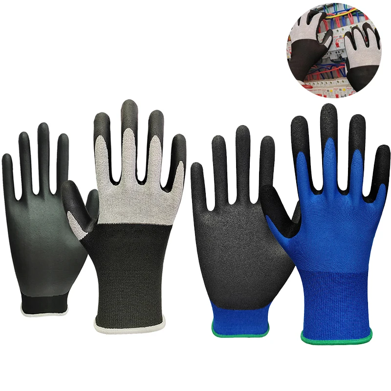 

1pair Ultrathin Electrician Insulating Gloves Withstanding Voltage 400V/500V Rubber Touch Screen Insulation Glove Industrial