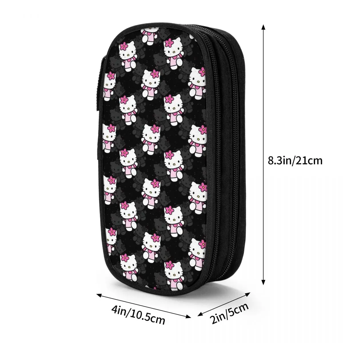 Hello Kitty Pencil Cases Cute Cartoon Pencilcases Pen Holder for Student Large Storage Bag School Supplies Zipper Stationery