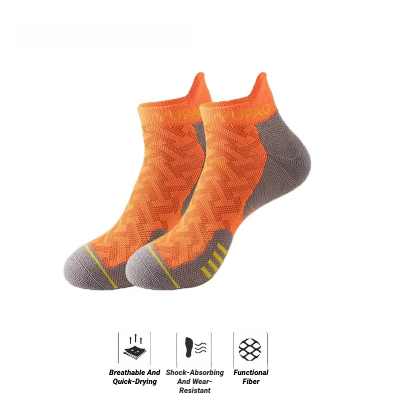 New Men's Professional Sports Short Socks Thick Towel Quick Dry Wicks Fitness Running Ankle Man Gift Breathable Marathon Gym view 3