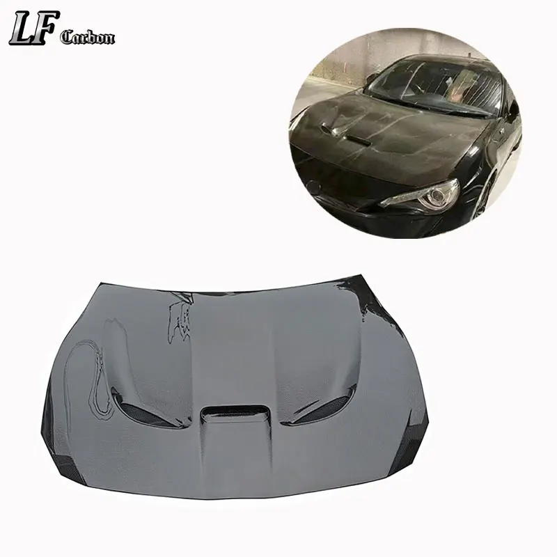 New Carbon Fiber Hood Bonnet Cover Kit with Screws and Clips for Toyota 86 GT86 BRZ 2013-2019 FT86 ZN6