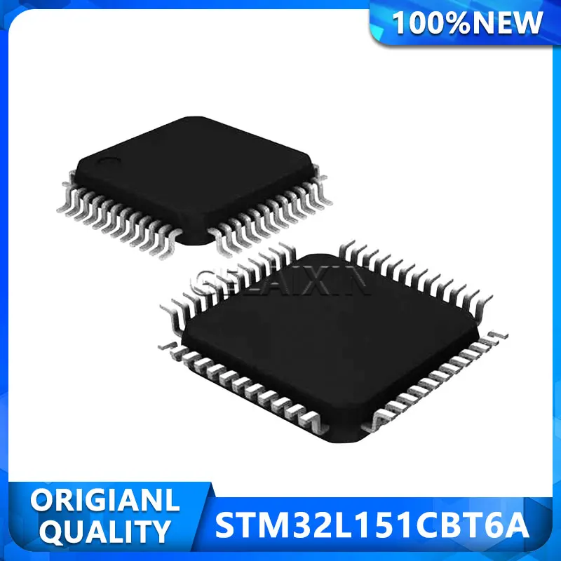 10PCS STM32L151CBT6A LQFP48 (7*7) STM32L151CBT STM32L151C STM32L151 32L151 100% Origineel echt product